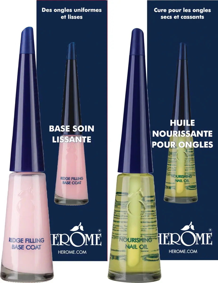 Herome Nagelriemolie & Ridge Filling Base Coat 2x10ml