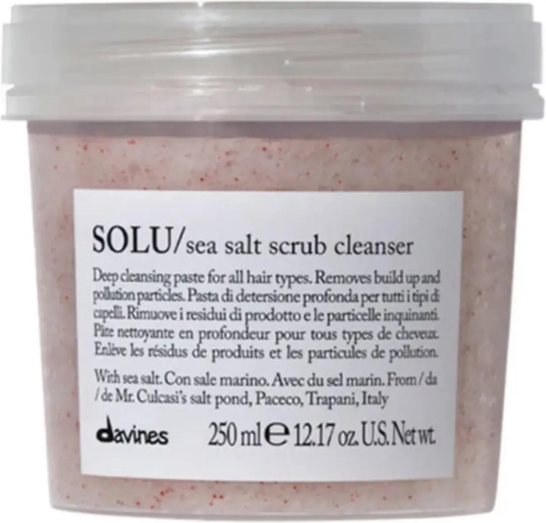 Davines SOLU Sea Salt Scrub Cleanser 250ml