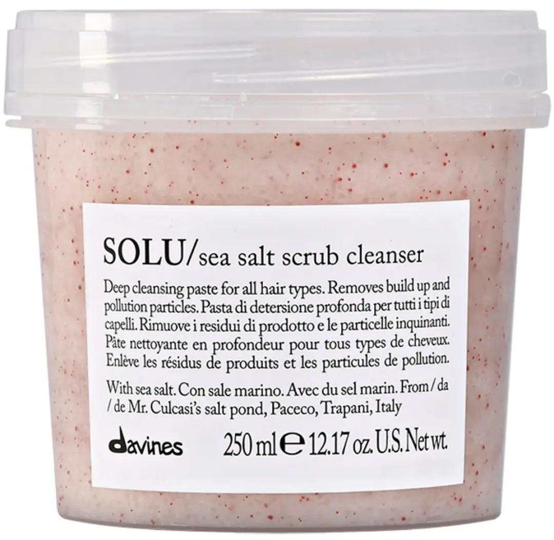 Davines SOLU Sea Salt Scrub Cleanser 250ml