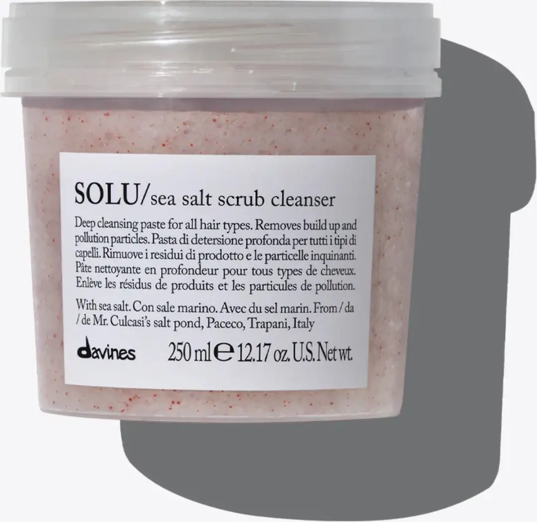 Davines SOLU Sea Salt Scrub Cleanser 250ml - afbeelding 6 van 6