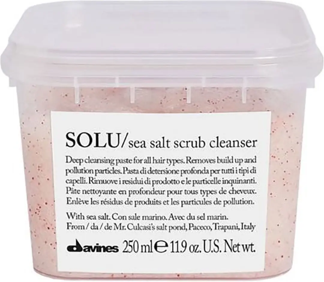 Davines SOLU Sea Salt Scrub Cleanser 250ml