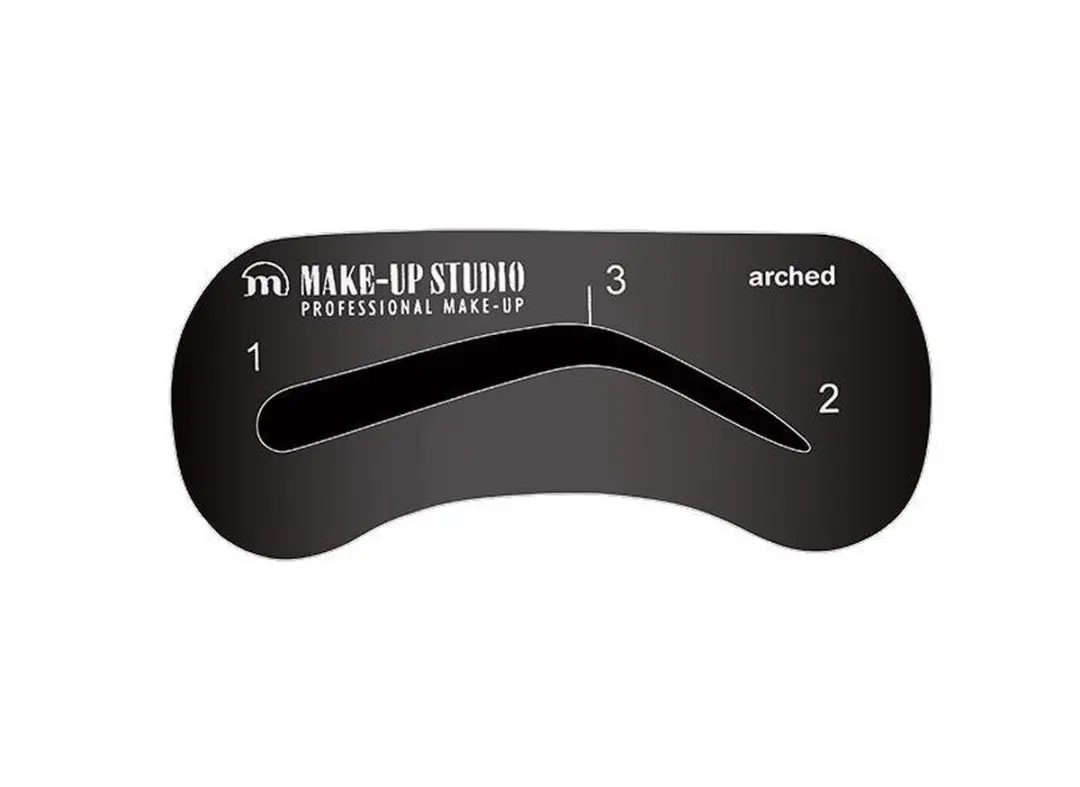 Make-up Studio Wenkbrauwsjabloon Arched - Transparant