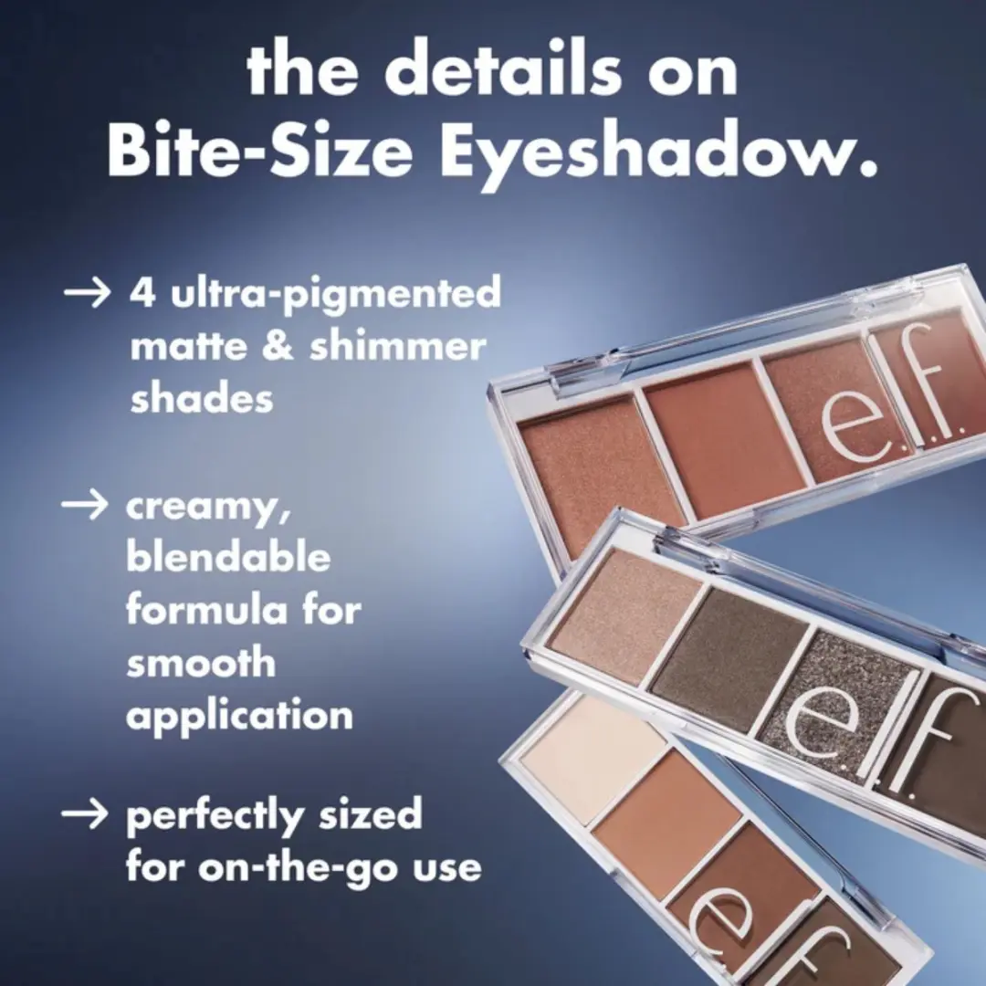 ELF Cosmetics Bite-Size Oogschaduwpalette Carnival Candy - 4 Kleuren - afbeelding 6 van 6