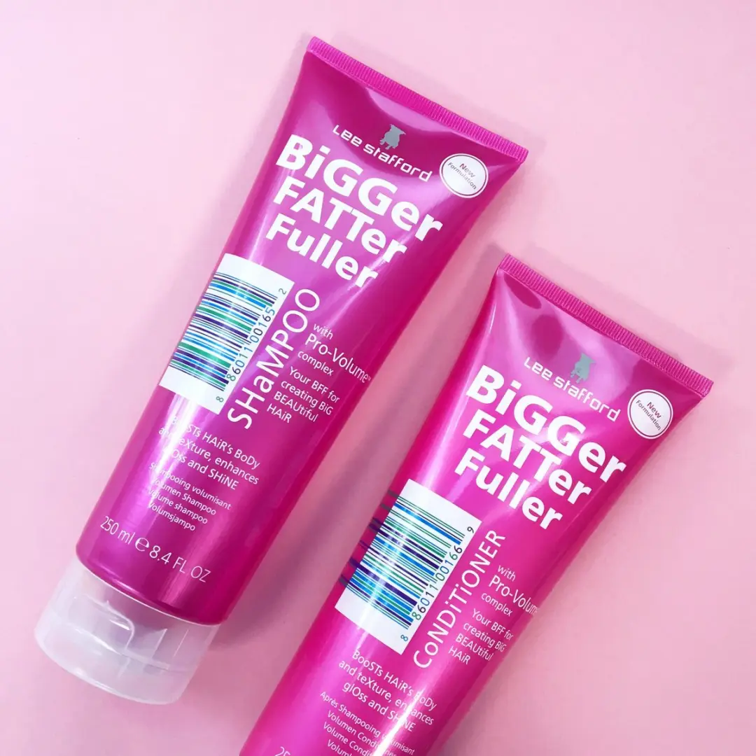 Lee Stafford Bigger Fatter Fuller Shampoo & Conditioner 250ml - 3 Stuks