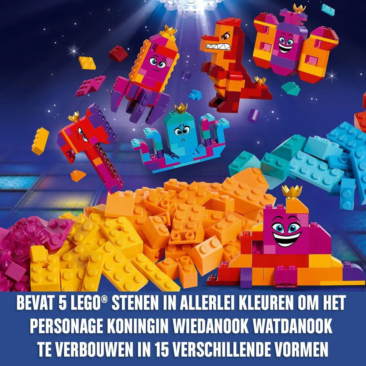 LEGO The Movie 2 Koningin Watevra Bouwset 70825 - 455 Stukken - Paars