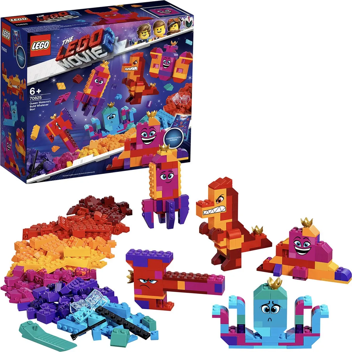 LEGO The Movie 2 Koningin Watevra Bouwset 70825 - 455 Stukken - Paars