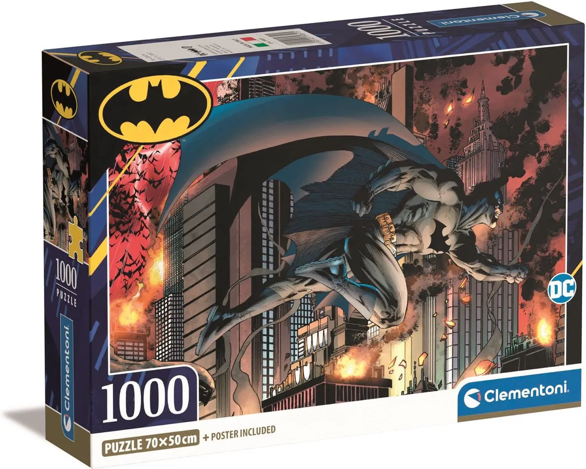 Clementoni Batman Puzzel 1000 Stukjes - Multicolor
