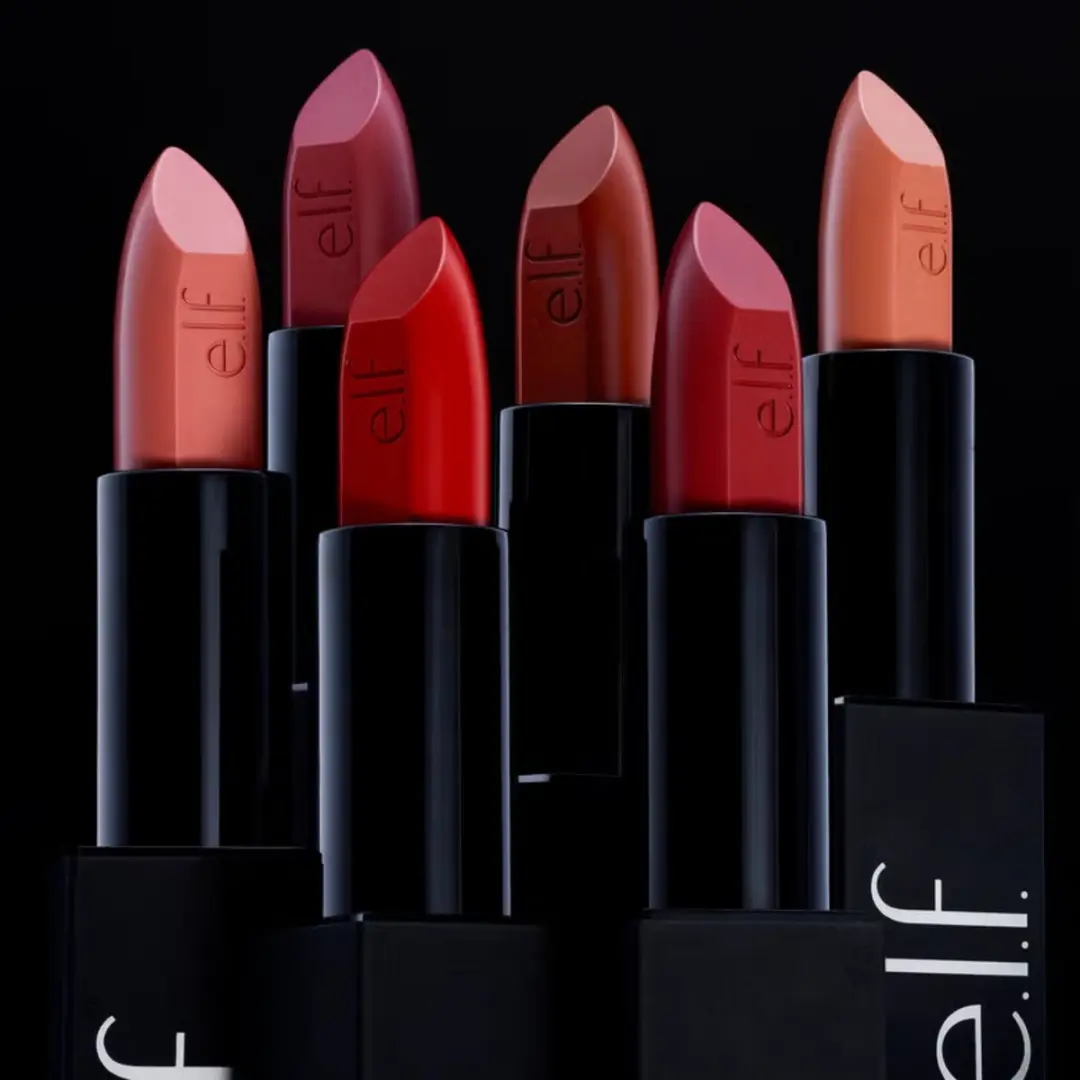 ELF O Face Satin Lipstick Own It Cool Red - 3,8 g