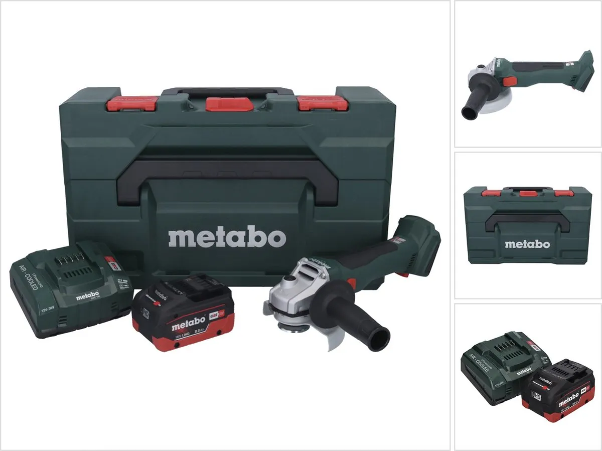 Metabo W 18 L BL 9-125 Haakse Slijper 125mm