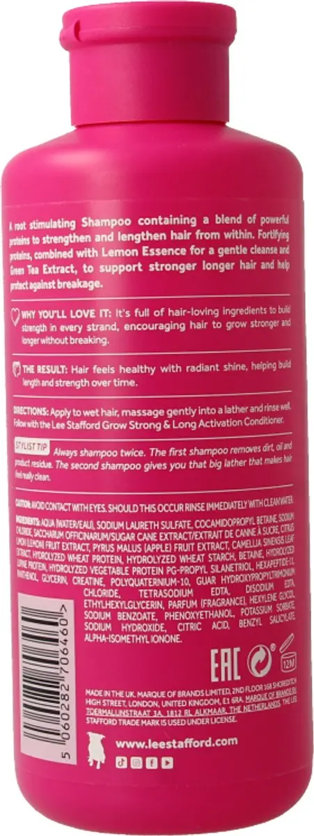 Lee Stafford Grow It Longer Shampoo 250ml