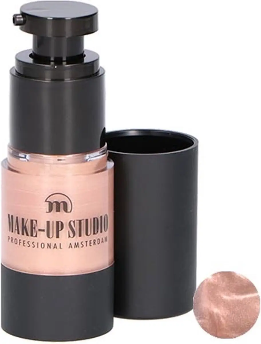 Make-up Studio Shimmer Effect Highlighter Bronze - 15ml - afbeelding 6 van 6