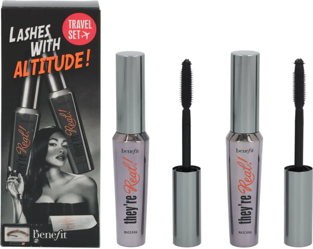 Benefit They're Real! Mascara Duo #1 Jet Black - 2x8,5 g - afbeelding 6 van 6