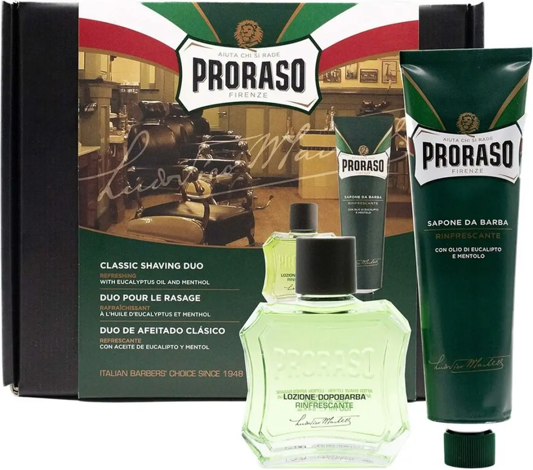 Proraso Afeitado Clásico Refreshing Set - 2 Stuks