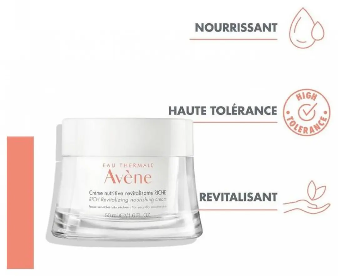 Avène Sensitive Skin Verrijkte Voedende Crème 50ml
