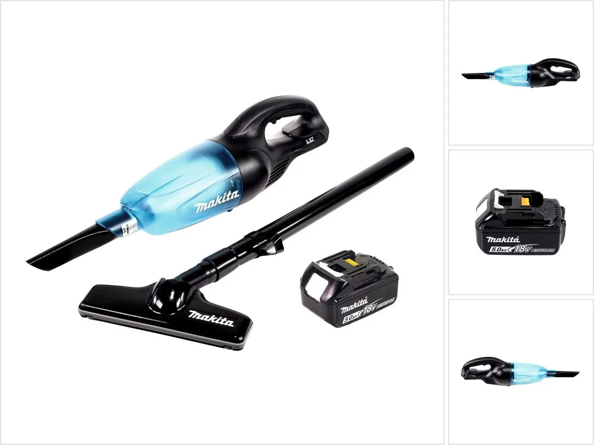 Makita DCL180T1B Accu Stofzuiger 18V