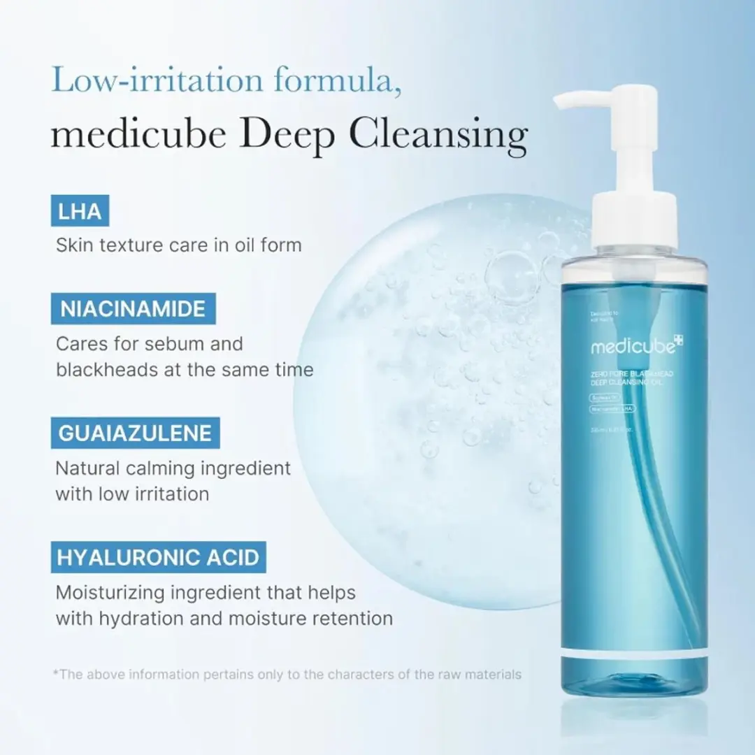 Medicube Zero Pore Blackhead Cleansing Oil 205ml - afbeelding 6 van 6