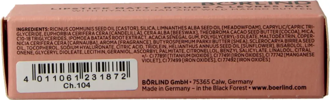 Annemarie Börlind Lipstick Nude 4.2g