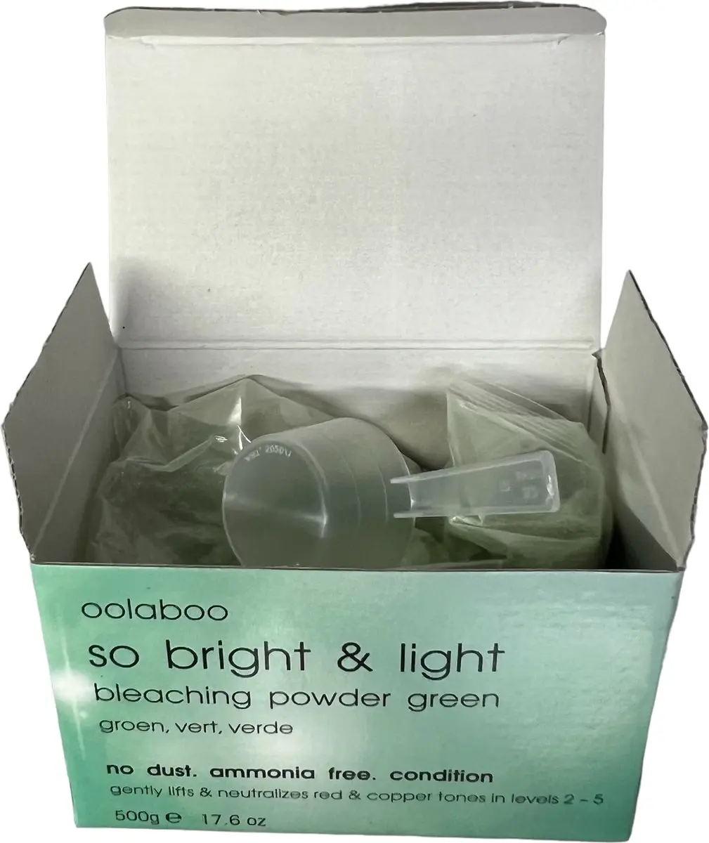 Oolaboo So Bright & Light Blond Poeder 500g - Groen
