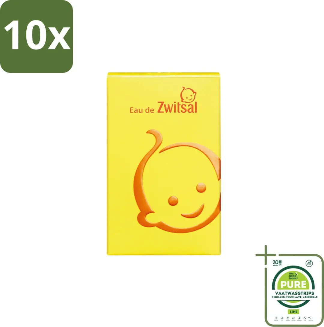 Zwitsal Eau de Toilette 95ml - 10 Stuks