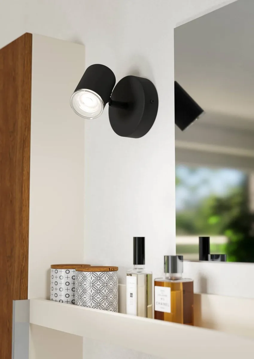 Eglo Consuma 1 Spot GU10 5W - Zwart