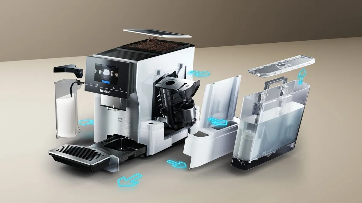 Siemens EQ700 TQ715R03 Espressomachine - RVS
