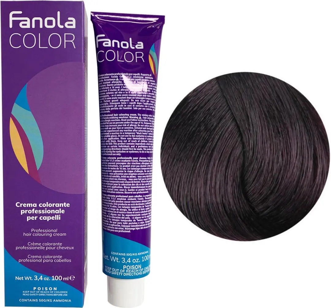 Fanola Professional Haarverf 5.2 Light Chestnut Violet 150ml