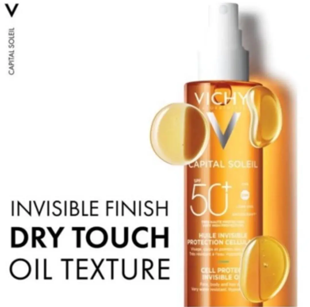 Vichy Capital Soleil Onzichtbare Oliespray SPF50+ 200ml - afbeelding 6 van 6