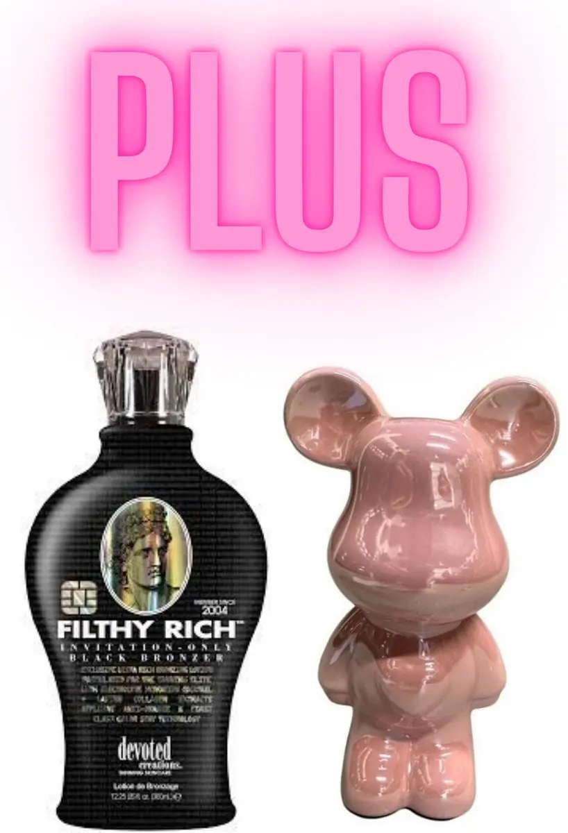 Devoted Creations Filthy Rich Beeld Beer Roze 18cm