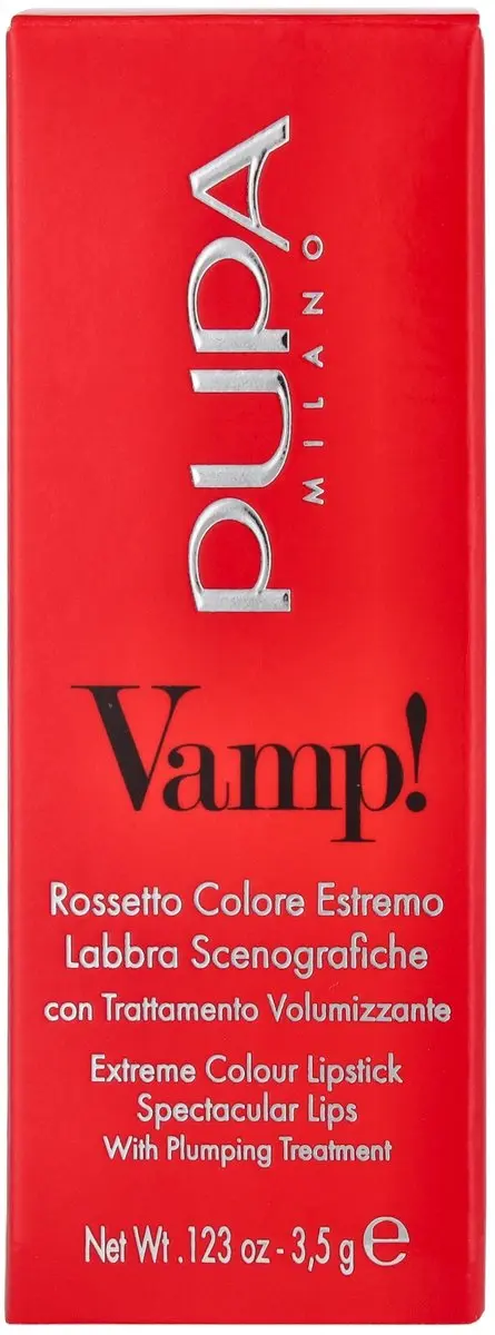 Pupa Milano Vamp! ExtreMe Colour Lipstick 201 Black Cherry - 3,5 g