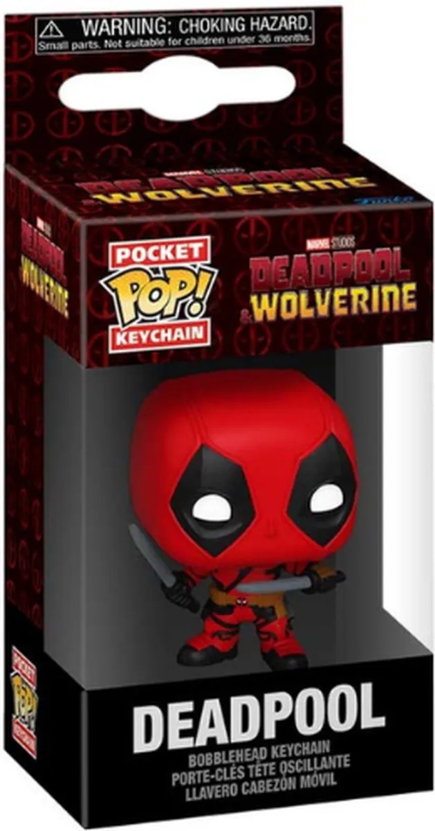 Funko Deadpool Pop! Keychain - Veelkleurig