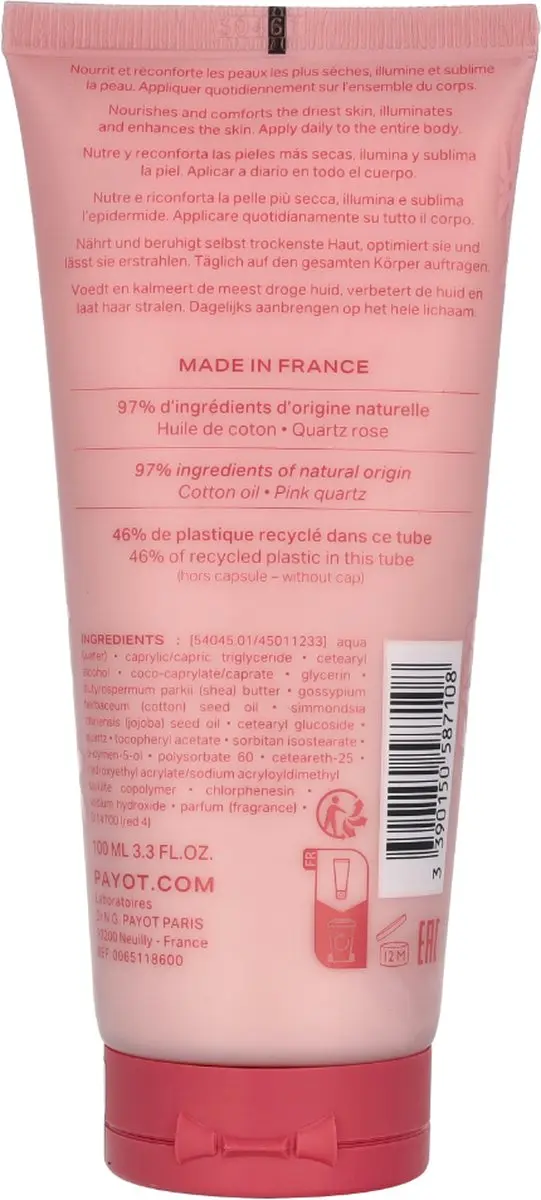 Payot Le Corps Crème Voedende Bodylotion Tiare Flower 100ml