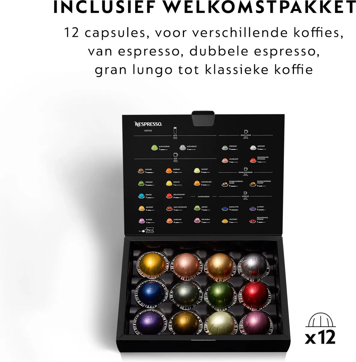 Krups Vertuo+ XN9031 Koffiezetapparaat - Nespresso Original - Wit