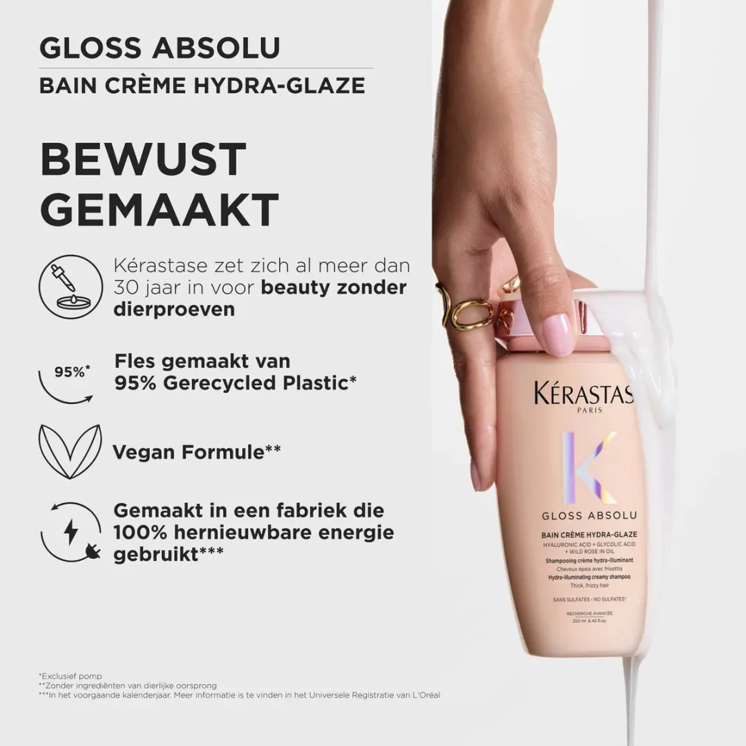 Kérastase Gloss Absolu Bain Riche Crème Hydra-Glaze Shampoo 80ml