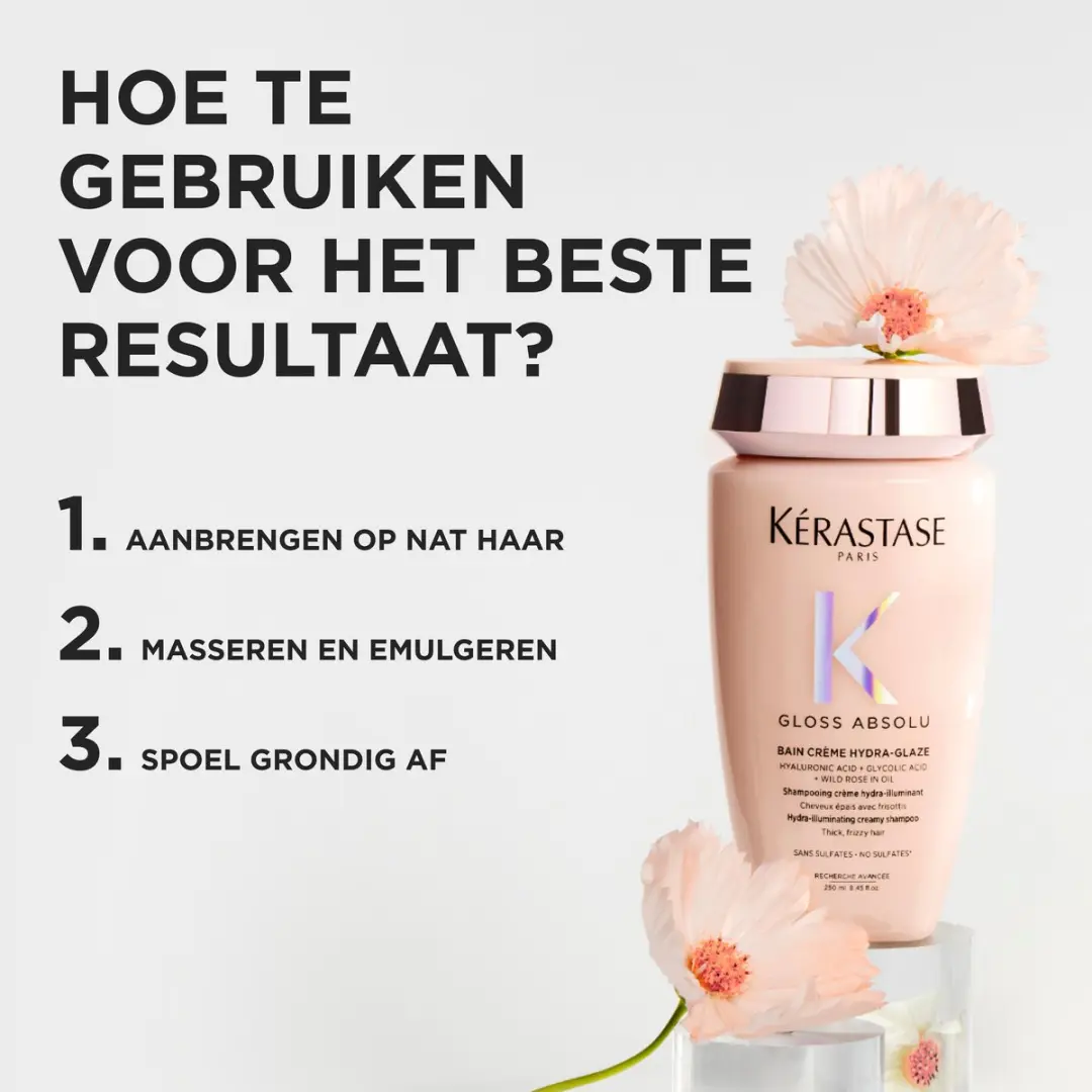 Kérastase Gloss Absolu Bain Riche Crème Hydra-Glaze Shampoo 80ml