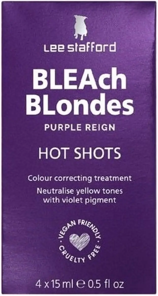 Lee Stafford Bleach Blondes Purple Toning Hot Shots