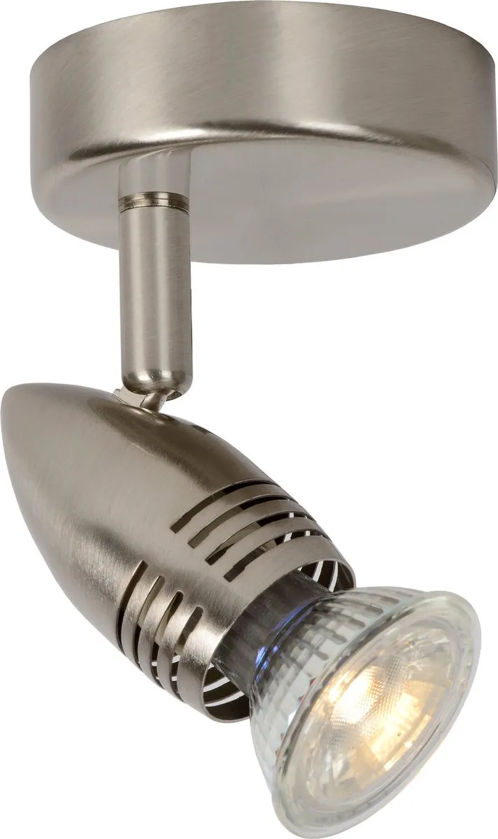 Lucide CARO-LED Plafondspot GU10 5W 2700K - Mat chroom