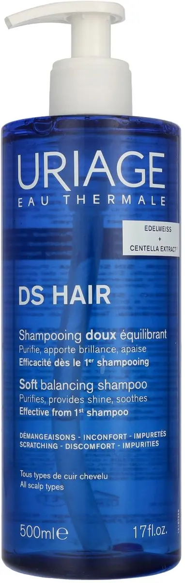 Uriage DS Hair Milde Evenwichtsherstellende Shampoo 500ml