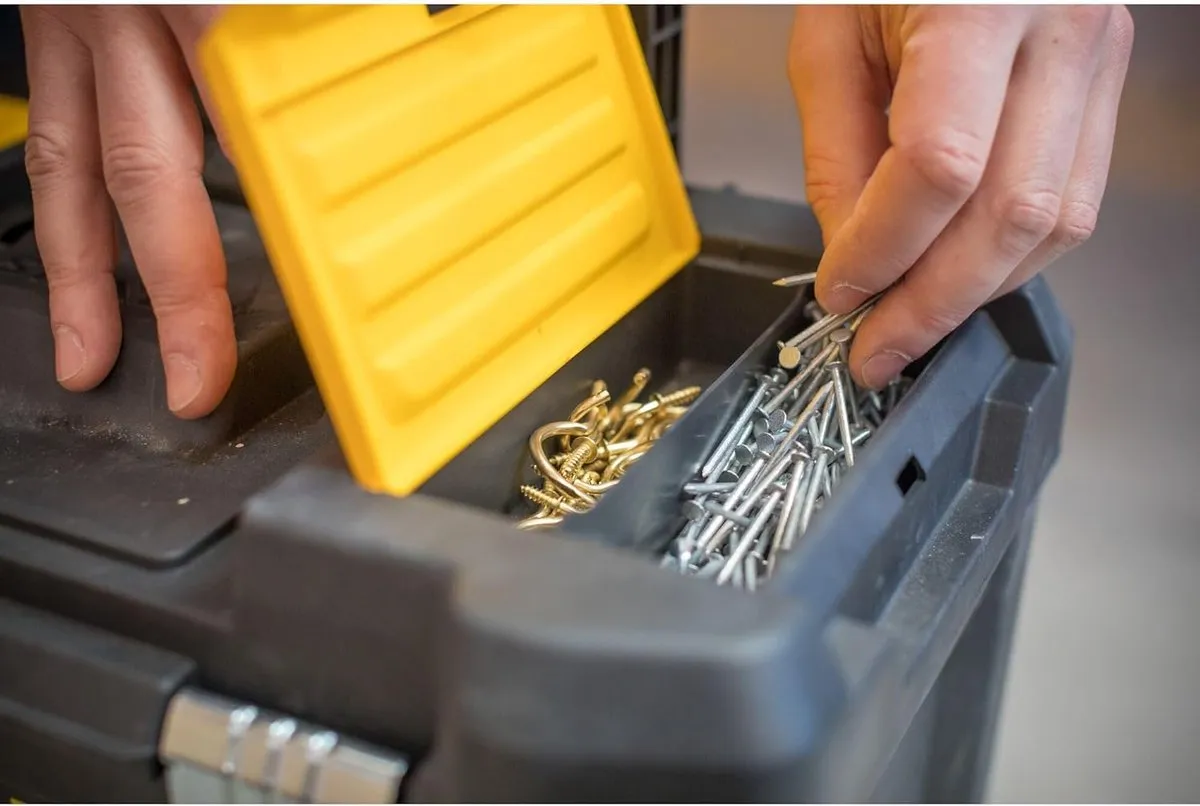 Stanley Essential Rolwerkplaats Gereedschapkoffer - Geel/Zwart