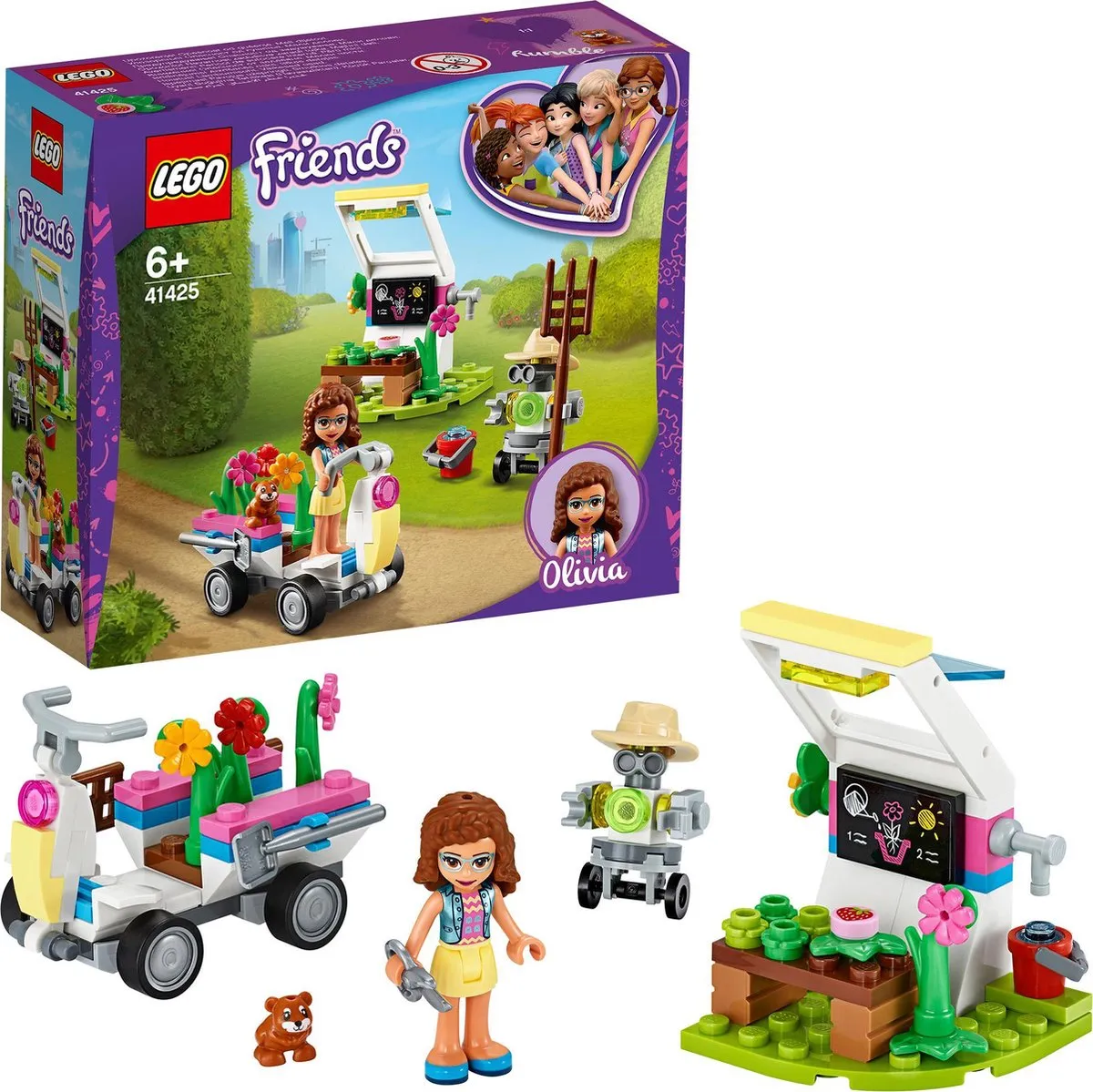 LEGO Friends Olivia’s Bloementuin 41425 - 92 Stukken