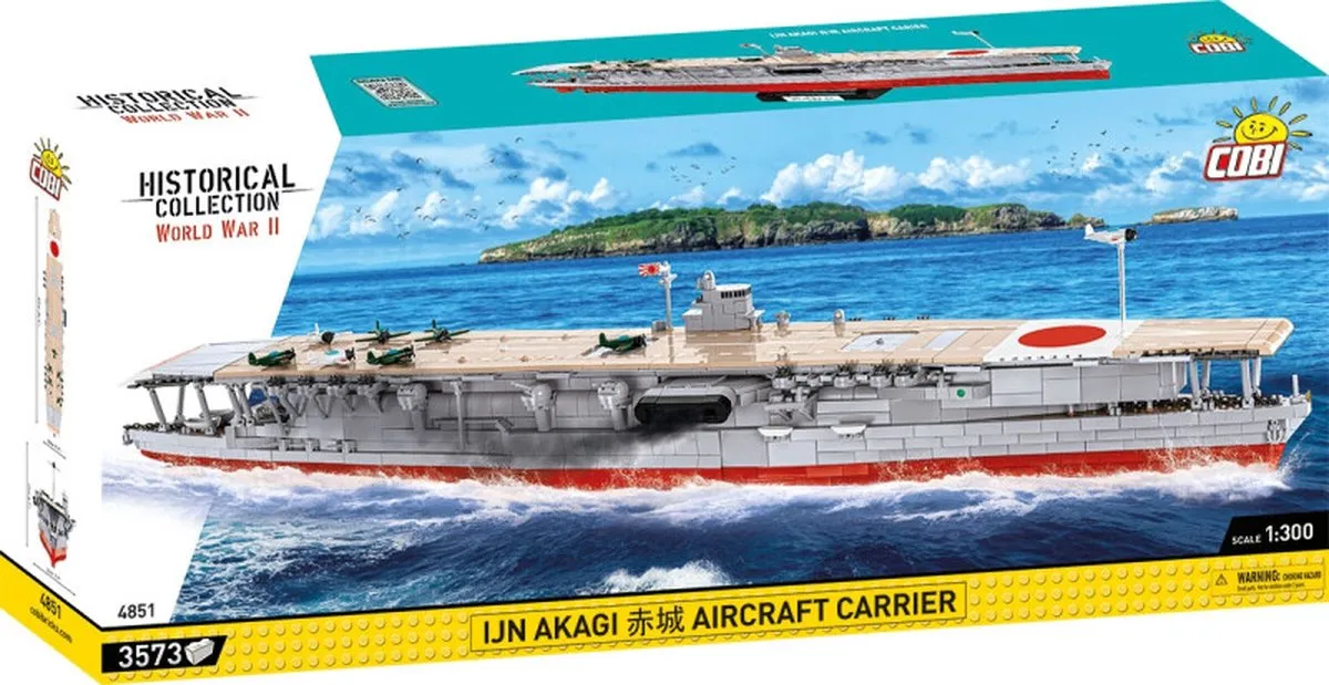Cobi Vliegdekschip Akagi 3573 Onderdelen