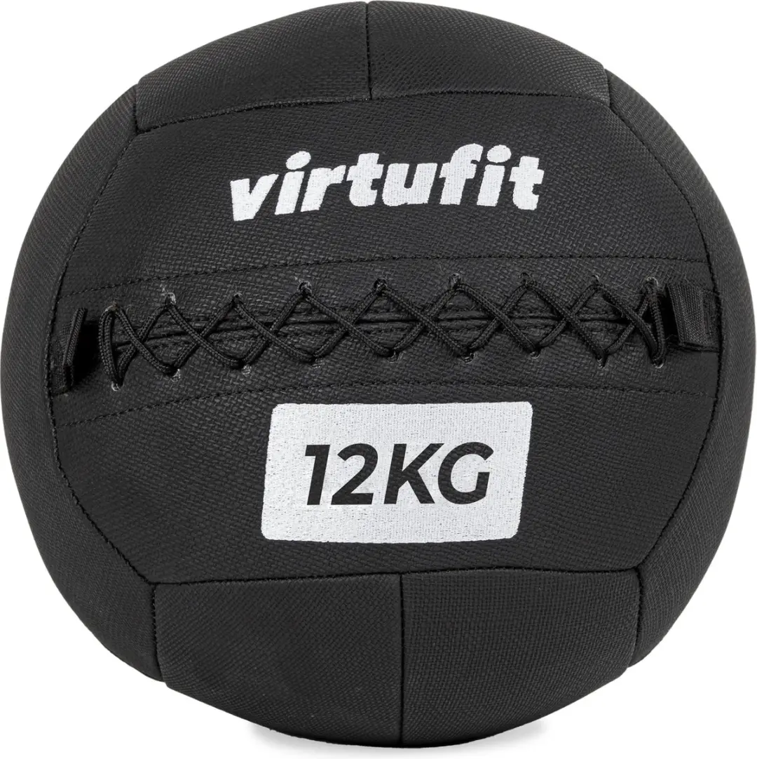 VirtuFit Wall Ball Pro 12kg - Zwart