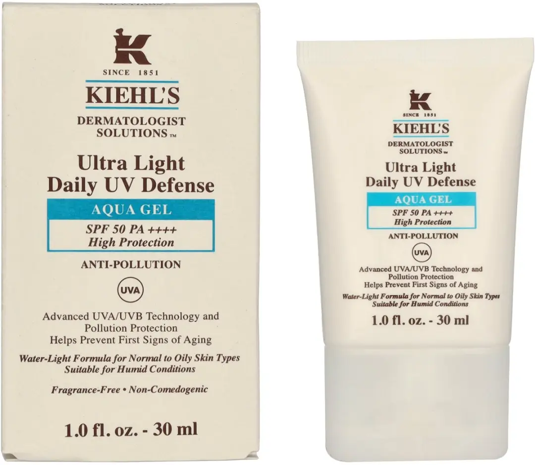 Kiehl's Ultra Light Daily UV Defense Aqua Gel SPF 50 - 30ml