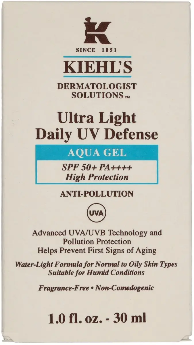 Kiehl's Ultra Light Daily UV Defense Aqua Gel SPF 50
