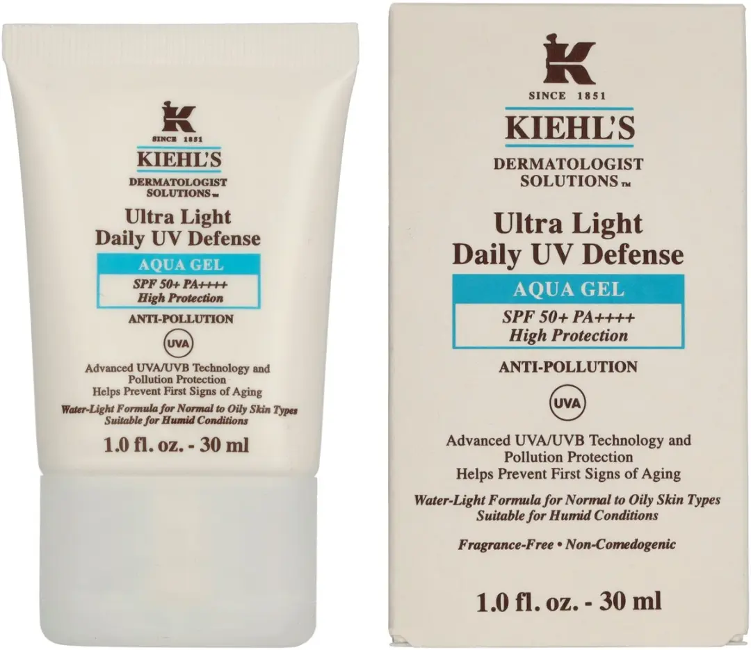 Kiehl's Ultra Light Daily UV Defense Aqua Gel SPF 50 - 30ml