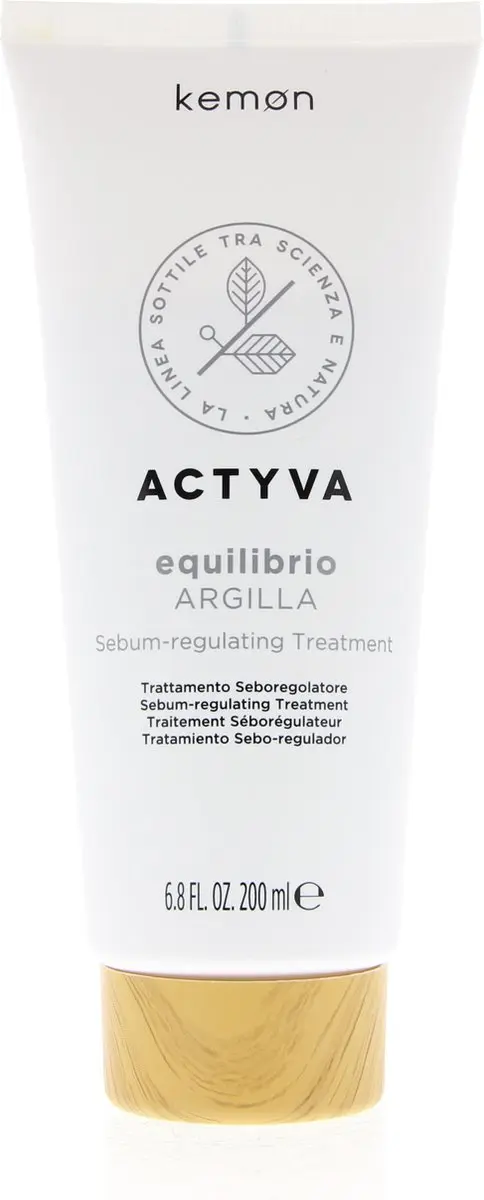 Kemon Masker Actyva Equilibrio Argilla Sebum-Regulating 200ml