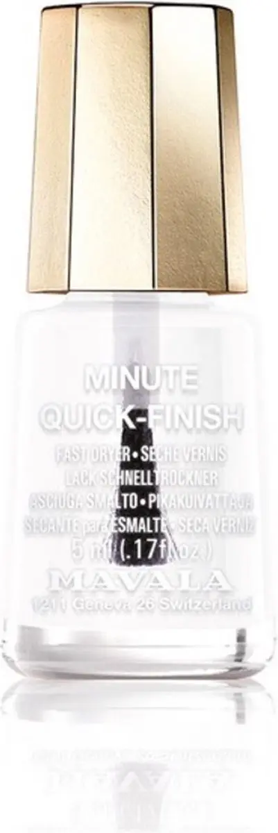 Mavala Mini Color 041 Minute Quick Finish 5ml - Transparant