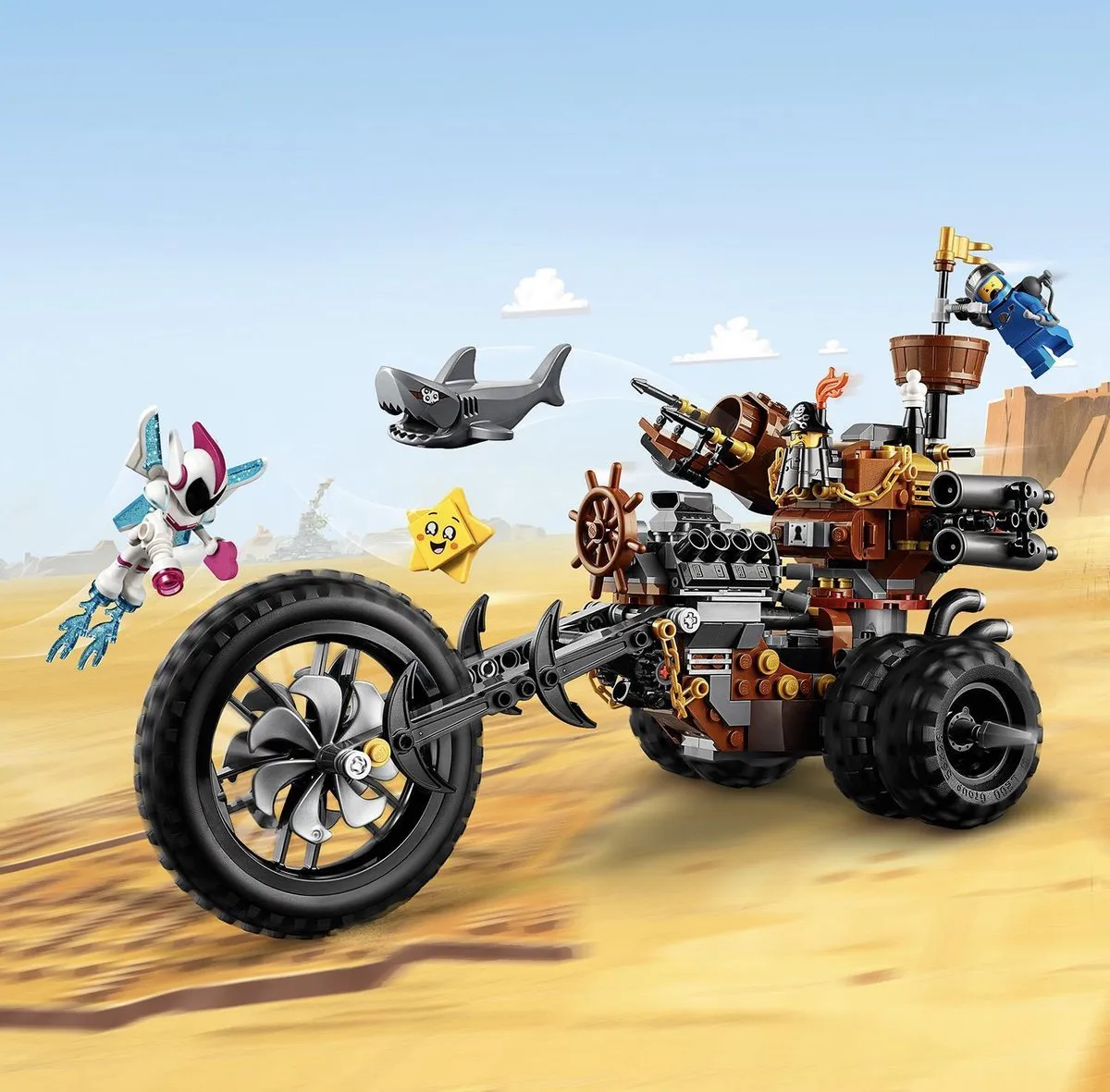 LEGO Movie 2 Metaalbaards Heavy Metal Trike 70834 - 461 Stukken