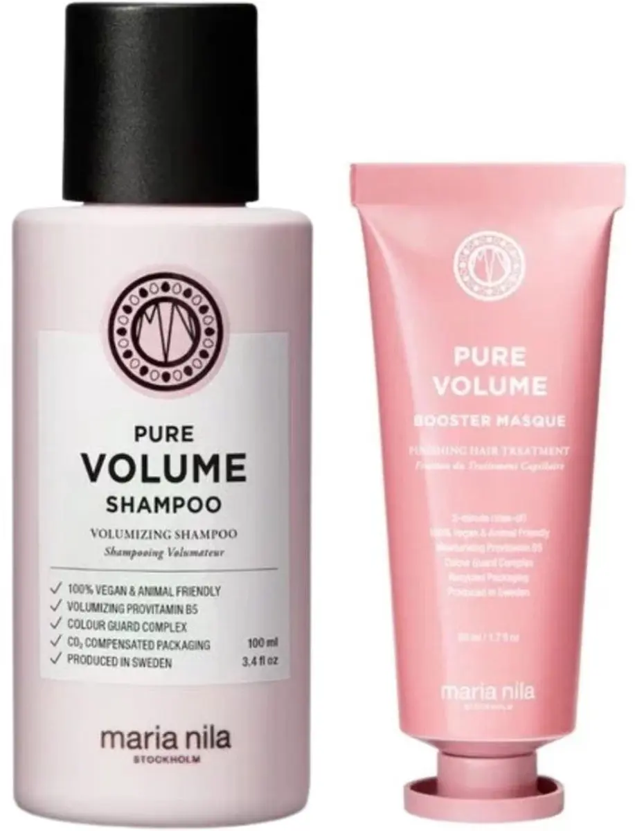 Maria Nila Pure Volume Booster Travel Set - 200ml