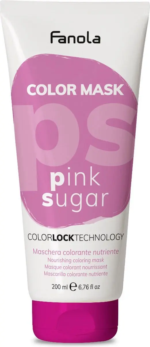 Fanola Color Mask Pink Sugar - 200ml - 200 Stuks
