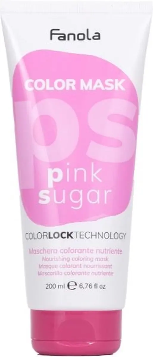 Fanola Color Mask Pink Sugar - 200ml - 200 Stuks